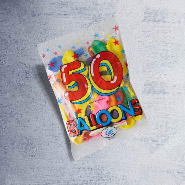 50 Round Balloons